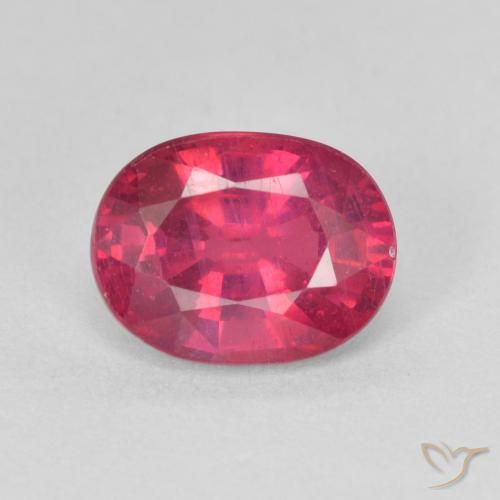 1.85ct Natural Rojo medio Rubí, Ovalada, VS