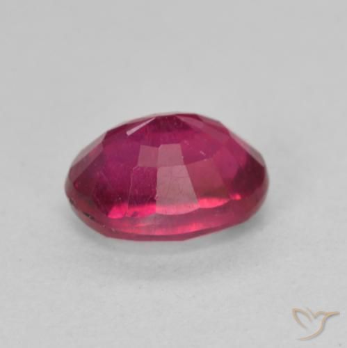 Rubí Rojo claro natural de 1.43 ct, Ovalada, VS