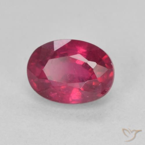 Rubí Medium Dark-Red natural de 1.45 ct, Ovalada, VS