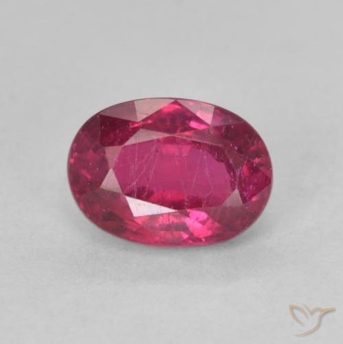 1.32ct Natural Rojo claro Rubí, Ovalada, VS-SI