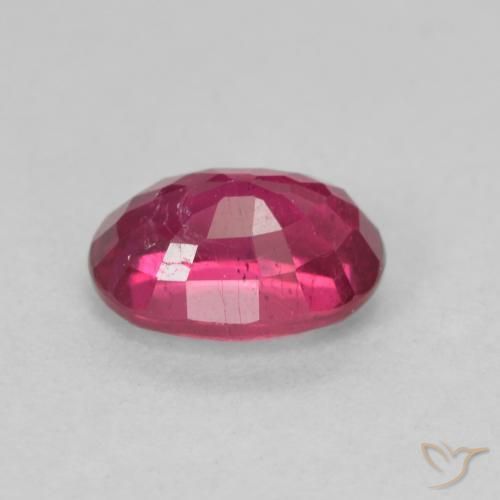 Rubí Rojo claro natural de 1.32 ct, Ovalada, VS-SI