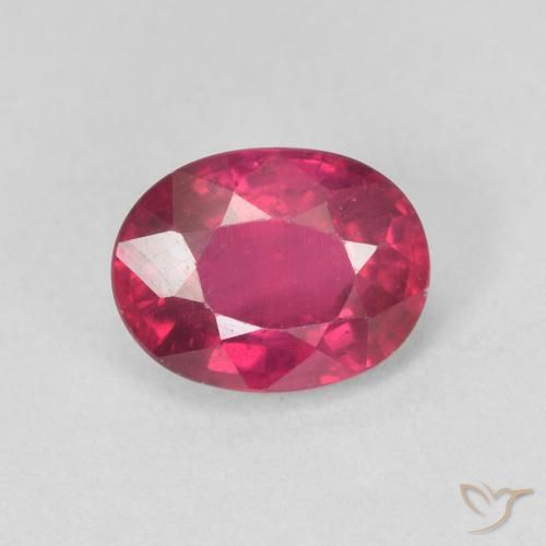 1.96ct Natural Rojo claro Rubí, Ovalada, VS