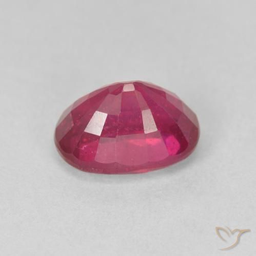 Rubí Rojo mermelada natural de 2.11 ct, Ovalada, VS