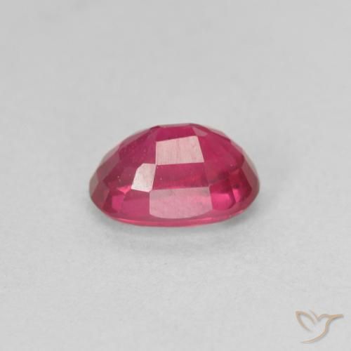 Rubí Rosado rojizo natural de 1.23 ct, Ovalada, VS