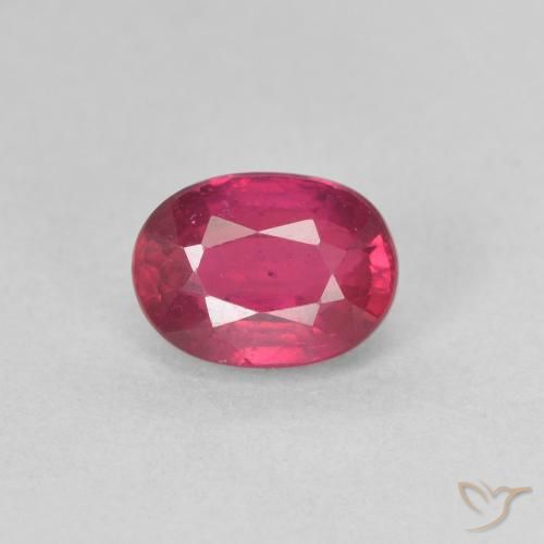 1.32ct Natural Rojo rosado Rubí, Ovalada, VS