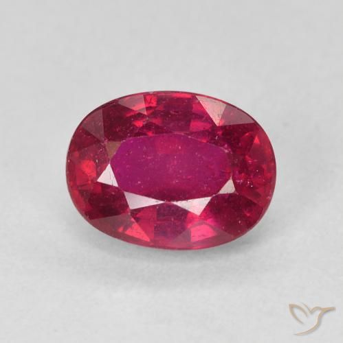 2.09ct Natural Rojo rosado Rubí, Ovalada, VS-SI