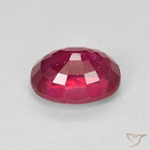 Rubí Rojo rosado natural de 2.09 ct, Ovalada, VS-SI