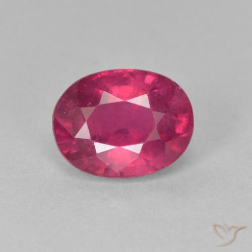 1.97ct Natural Rojo claro Rubí, Ovalada, VS