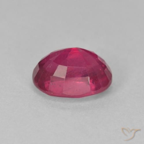 Rubí Rojo claro natural de 1.97 ct, Ovalada, VS