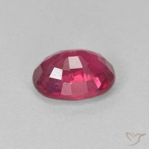Rubí Rojo rosado natural de 1.83 ct, Ovalada, VS