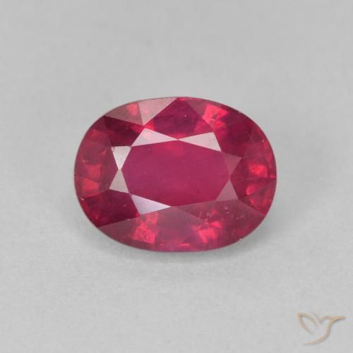 2.04ct Natural Rosado rojizo intenso Rubí, Ovalada, VS