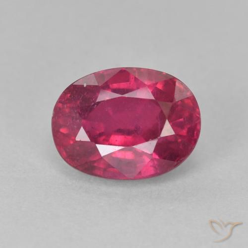 2.26ct Natural Rojo claro Rubí, Ovalada, VS-SI