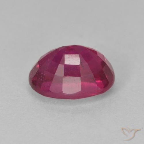 Rubí Rojo claro natural de 2.26 ct, Ovalada, VS-SI