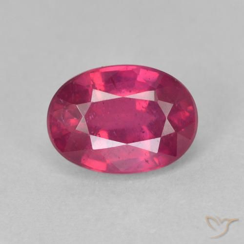 1.41ct Natural Rojo claro Rubí, Ovalada, VS