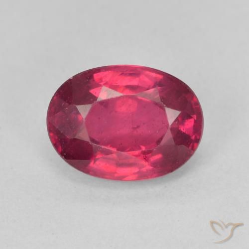 1.87ct Natural Rosado rojizo intenso Rubí, Ovalada, VS