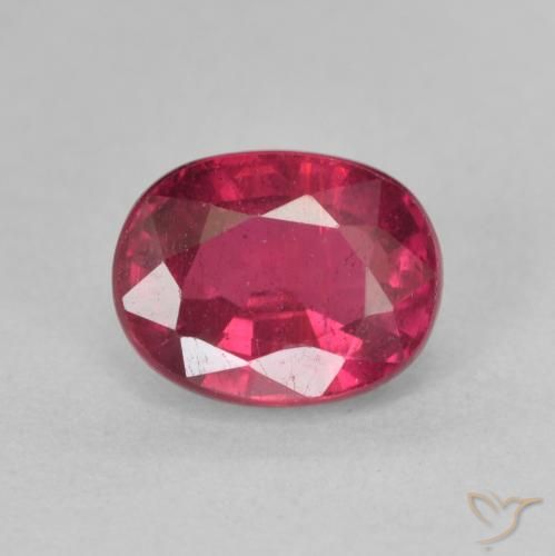 1.93ct Natural Rosado rojizo intenso Rubí, Ovalada, VS