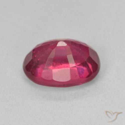 Rubí Rojo rosado natural de 1.98 ct, Ovalada, VS