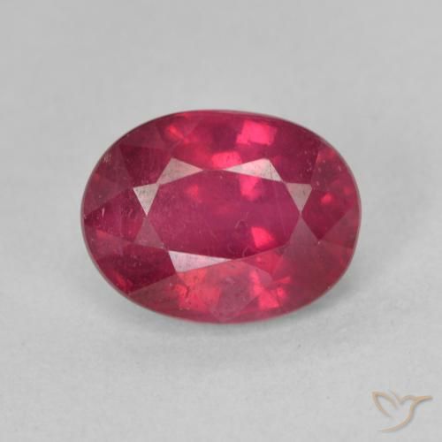 2.03ct Natural Rosado rojizo intenso Rubí, Ovalada, VS