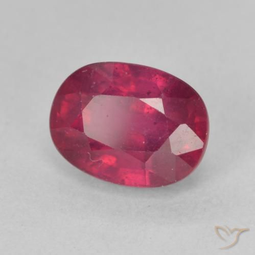 Rubí Rojo rosado natural de 2.39 ct, Ovalada, VS