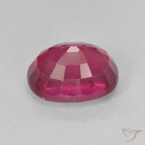Rubí Rojo rosado natural de 2.39 ct, Ovalada, VS