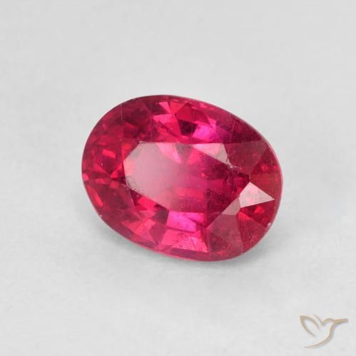 Rubí Medium Dark-Red natural de 1.87 ct, Ovalada, VS-SI