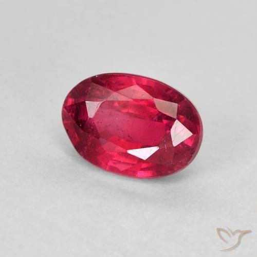 Rubí Medium Dark-Red natural de 1.45 ct, Ovalada, VS-SI
