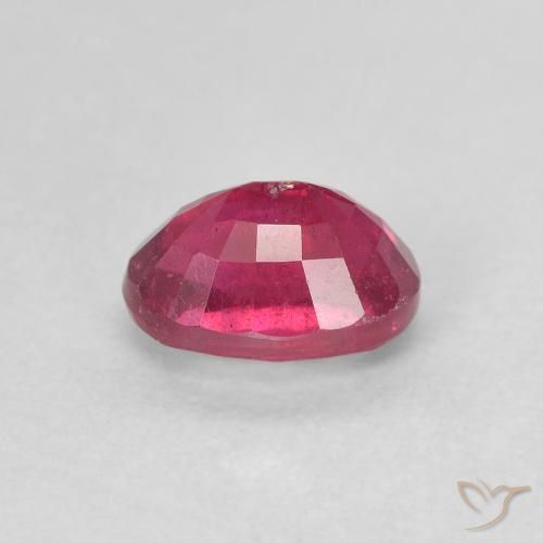 Rubí Rojo rosado natural de 1.50 ct, Ovalada, VS