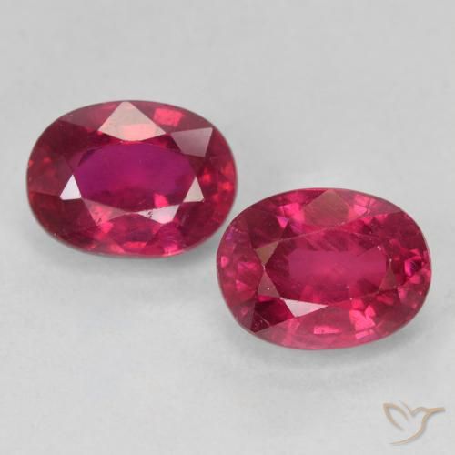 4.17ctw Natural Rosado rojizo intenso Rubí, Ovalada, VS