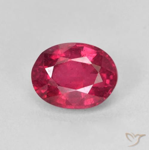 1.87ct Natural Rosado rojizo intenso Rubí, Ovalada, VS