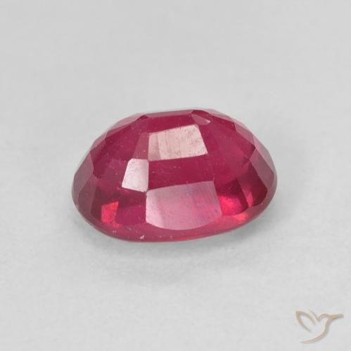 Rubí Rojo mermelada natural de 2.16 ct, Ovalada, VS