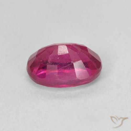 Rubí Rojo claro natural de 1.35 ct, Ovalada, VS