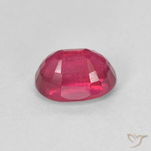 Rubí Rojo rosado natural de 1.51 ct, Ovalada, VS