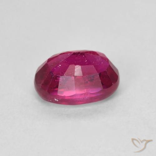 Rubí Rojo mermelada natural de 1.52 ct, Ovalada, VS
