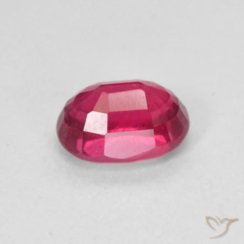 Rubí Medium Dark-Red natural de 1.38 ct, Ovalada, VS
