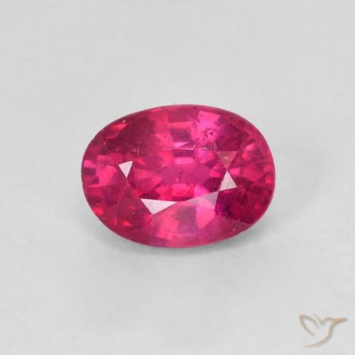 1.23ct Natural Rojo claro Rubí, Ovalada, VS
