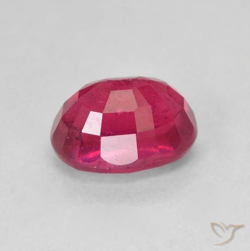 Rubí Rojo claro natural de 2.38 ct, Ovalada, VS