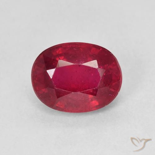 2.13ct Natural Carmesí intenso Rubí, Ovalada, VS