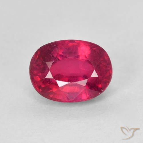 2.17ct Natural Carmesí intenso Rubí, Ovalada, VS