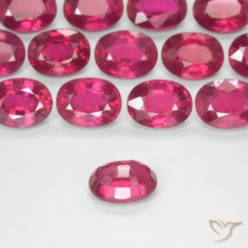 Rubí Rojo claro natural de 1.89 ct, Ovalada, VS