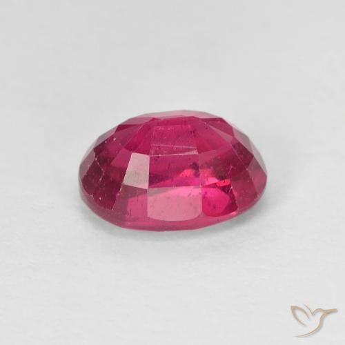 Rubí Rojo claro natural de 1.81 ct, Ovalada, VS