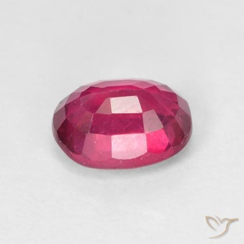 Rubí Rojo claro natural de 2.04 ct, Ovalada, VS
