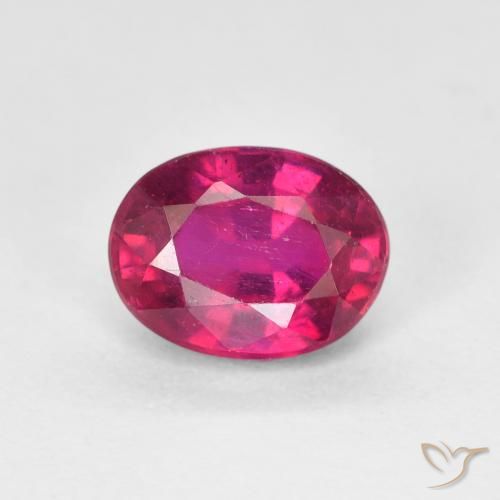1.92ct Natural Rojo claro Rubí, Ovalada, VS