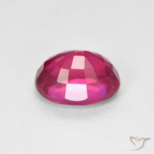 Rubí Rojo claro natural de 1.92 ct, Ovalada, VS