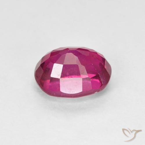 Rubí Rojo claro natural de 1.91 ct, Ovalada, VS