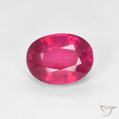 1.88ct Natural Rojo mermelada Rubí, Ovalada, VS