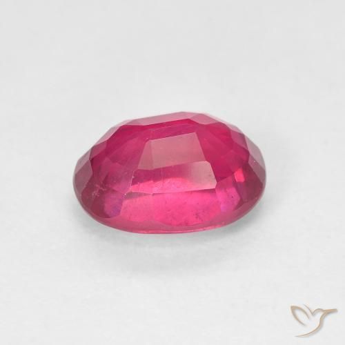 Rubí Rojo mermelada natural de 1.88 ct, Ovalada, VS