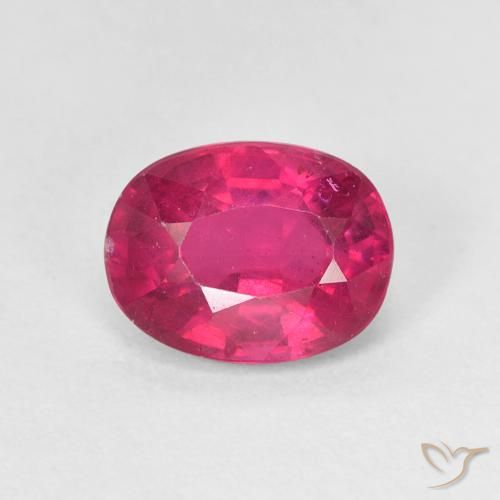 1.86ct Natural Rojo claro Rubí, Ovalada, VS
