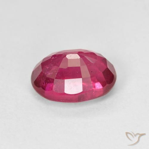 Rubí Rojo claro natural de 1.94 ct, Ovalada, VS