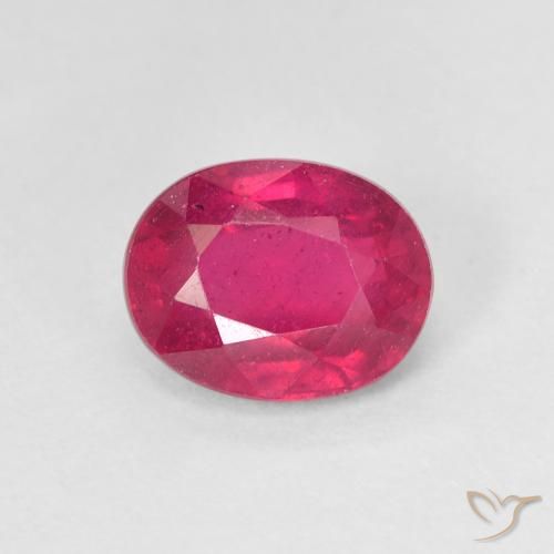 1.80ct Natural Rojo claro Rubí, Ovalada, VS