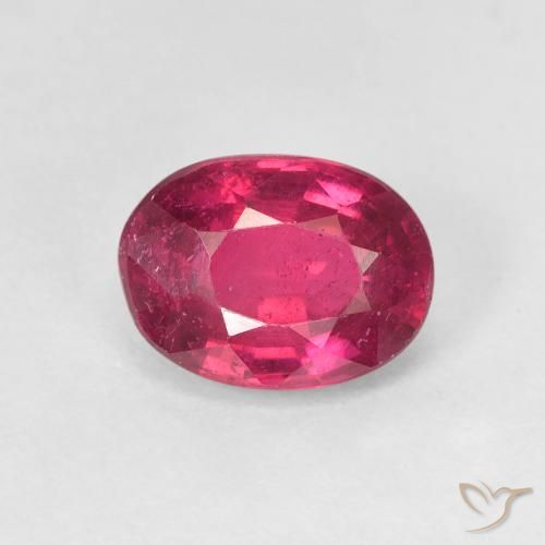 1.85ct Natural Rojo claro Rubí, Ovalada, VS